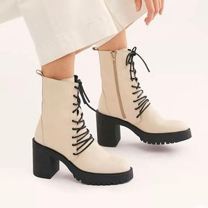 Free People Dylan Lace-Up Combat Boot